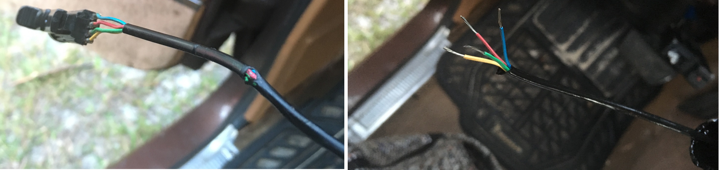 Cruise control stalk disassembled